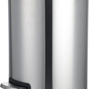 Atkritumu tvertne Domoletti, sudraba krās., 12 l, 37.5 cm