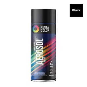Aer.krāsa pentacolor meln.r-9005 mat.400