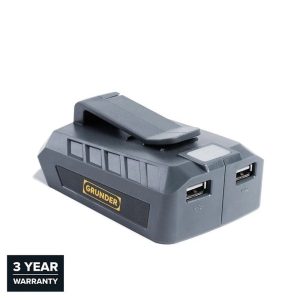 Lādētājs Grunder ADP-01 2xUSB, 18 V