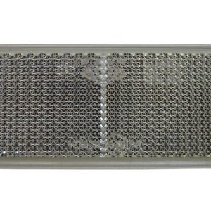 Balts līmējams atstarotājs, taisnstūris, 40x90 mm