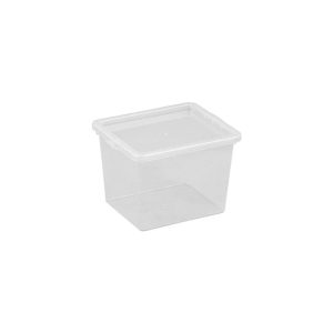 Uzglabāšanas kaste ar vāku, rīki/paredzēts uzglabāšanai/rotaļlietām Okko Basic Box 2293, 3.5 l, caurspīdīga krās., 17 x 20.5 x