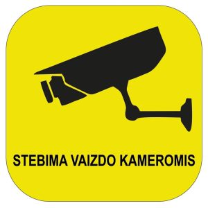 Informācijas zīme. 125x125 mm