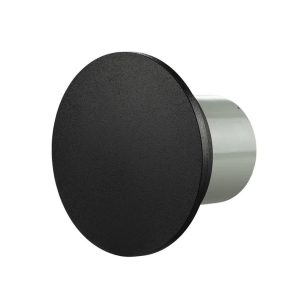 Ventilators aksiaalne/gaisvadu Haushalt RO 100 T BLACK, ar taimeri, 10 cm