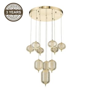 Lampa karināms Domoletti Bright A2360-10, LED, 3000 °K, 10 x 6 W