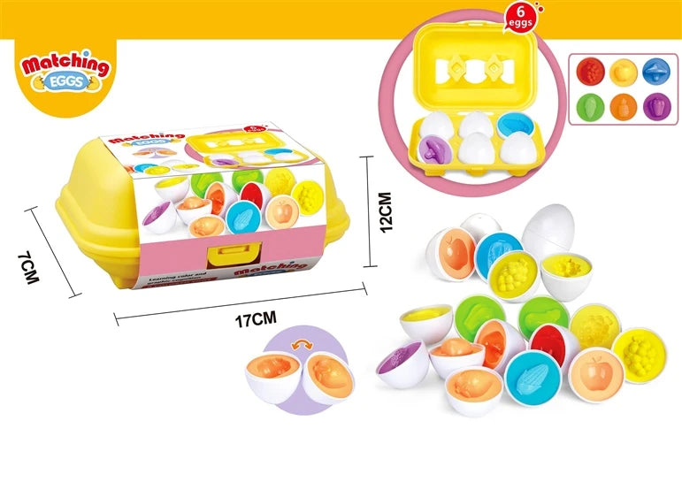 Izglītojošās rotaļlieta Matching Eggs MX0390403