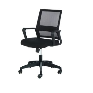 Biroja krēsls Domoletti City DR-OC-0415, 54 x 49 x 95 - 104 cm, melna
