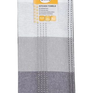 Virtuves dvieļu komplekts Okko PMM/KT11R, antracīta, 60 cm x 40 cm, 3 gab.