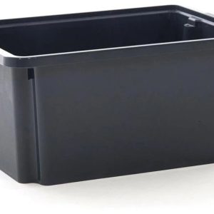 Veļas vanniņa Okko, 45 l, melna krās.