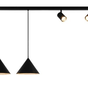 Lampa karināms Domoletti Triangle P23022F-2P+2spot, E27 / GU10, 4 x 40 W