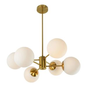 Lampa karināms Domoletti RAILE, E27, 6 x 40 W