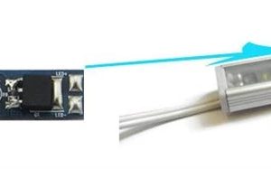 Led sloksnes kontrolieris PROF-DIM-IR2/BL
