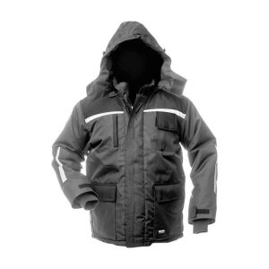 Darba jaka Baltic Canvas FB-89243, melna krās./pelēka krās., XXXL izmērs
