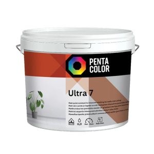 Dispersijas krāsa Pentacolor Ultra 7, balta krās., 3 l