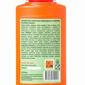Sifonu un kanalizācijas tīrītājs Ekonomis VERDOŠĀS GRANULAS, 500g