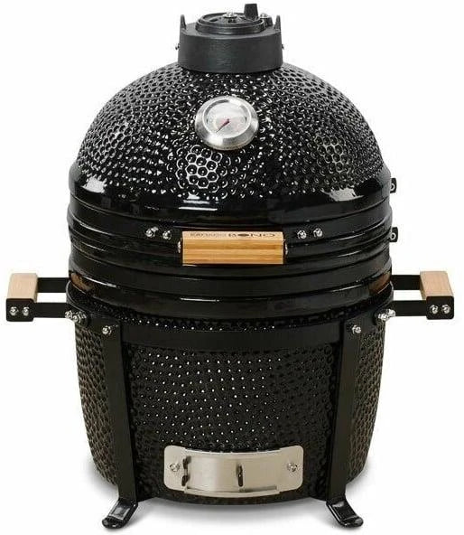 Grils Kamado Bono Minimo, melna krās., 40 cm