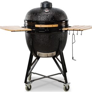 Grils Kamado Bono Grande, melna krās., 59 cm