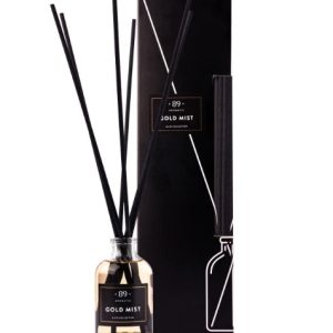 89 AROMATIC Gold Mist telpu gaisa atsvaidzinātājs ar kociņiem 50ml