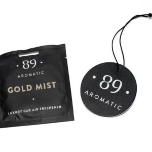 89 AROMATIC Gold Mist papīra gaisa atsvaidzinātājs