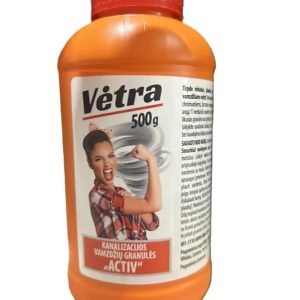 Kanalizācijas cauruļu tīrīšanas līdzeklis Vėtra Activ. 500 g