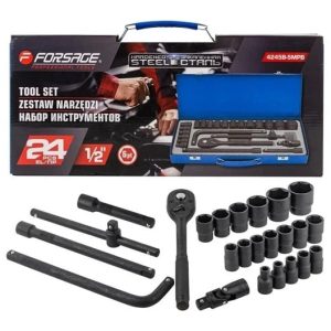Galviņu komplekts Rockforce 4245B-5MPB, 1/2"