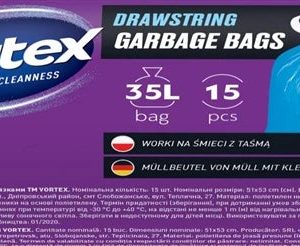 Atkritumu maisi Vortex. 35 l. 15 gab.