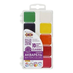 Krāsa akvareļu Zibi Classic Kids. daudzkrāsaina