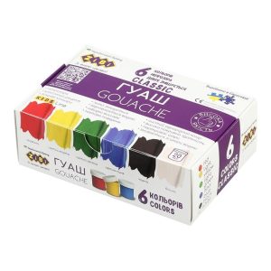 Guaša classic 6 krāsas x20ml kids line