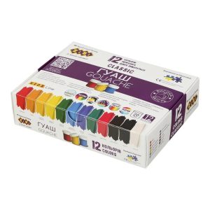 Krāsa guašas Zibi Classic Kids. 240 ml. 12 gab.