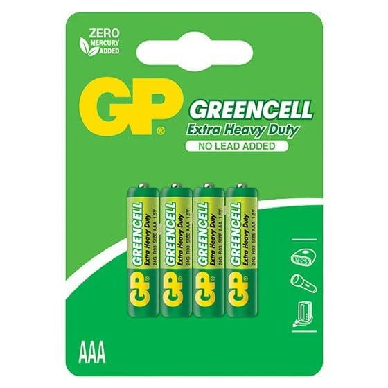 Baterijas GP Greencell R03, AAA, 1