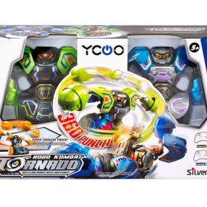 SILVERLIT Rotaļu komplekts Robo Kombat spin battle A