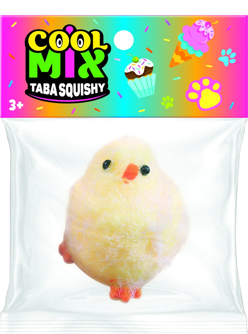TABA SQUISHY anti-stresa rotaļlieta, cālītis