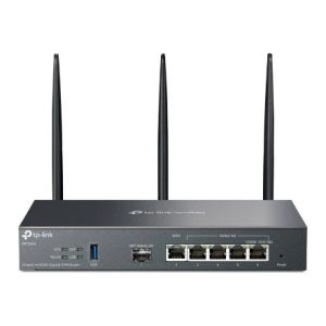 Wireless Router-TP-LINK-Omada AX3000 Gigabit VPN Router-Data speed 3000 Mbit/s-Ethernet WAN Yes-WAN connection type SFP-Ethernet