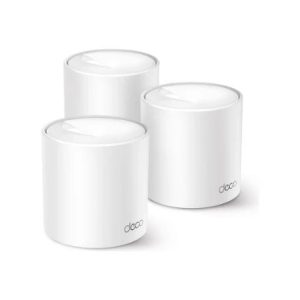 Wireless Router-TP-LINK-Wireless Router-1500 Mbps-Mesh-Wi-Fi 6-1x10/100/1000M-1x2.5GbE-DHCP-DECOX10,3-PACK,