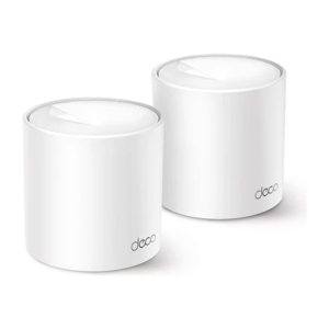Wireless Router-TP-LINK-Wireless Router-1500 Mbps-Mesh-Wi-Fi 6-1x10/100/1000M-1x2.5GbE-DHCP-DECOX10,2-PACK,