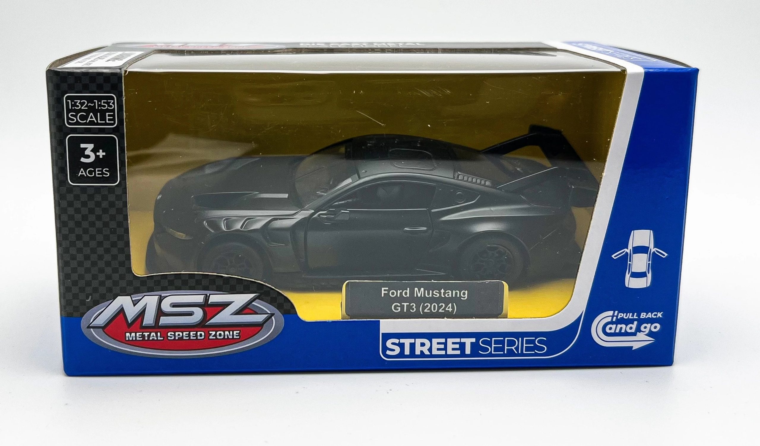 MSZ Miniatūrais modelis - 2024 Ford Mustang GT3, mērogs 1:42