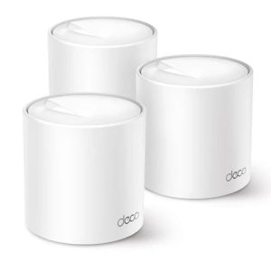 Wireless Router-TP-LINK-Wireless Router-3-pack-2900 Mbps-Mesh-Wi-Fi 6-3x10/100/1000M-Number of antennas 2-DECOX50,3-PACK,