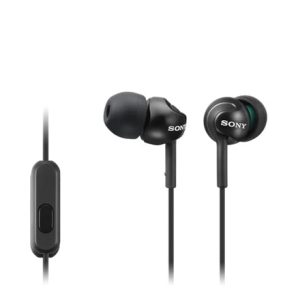 Vadu austiņas Sony MDR-EX110AP, melna krās.