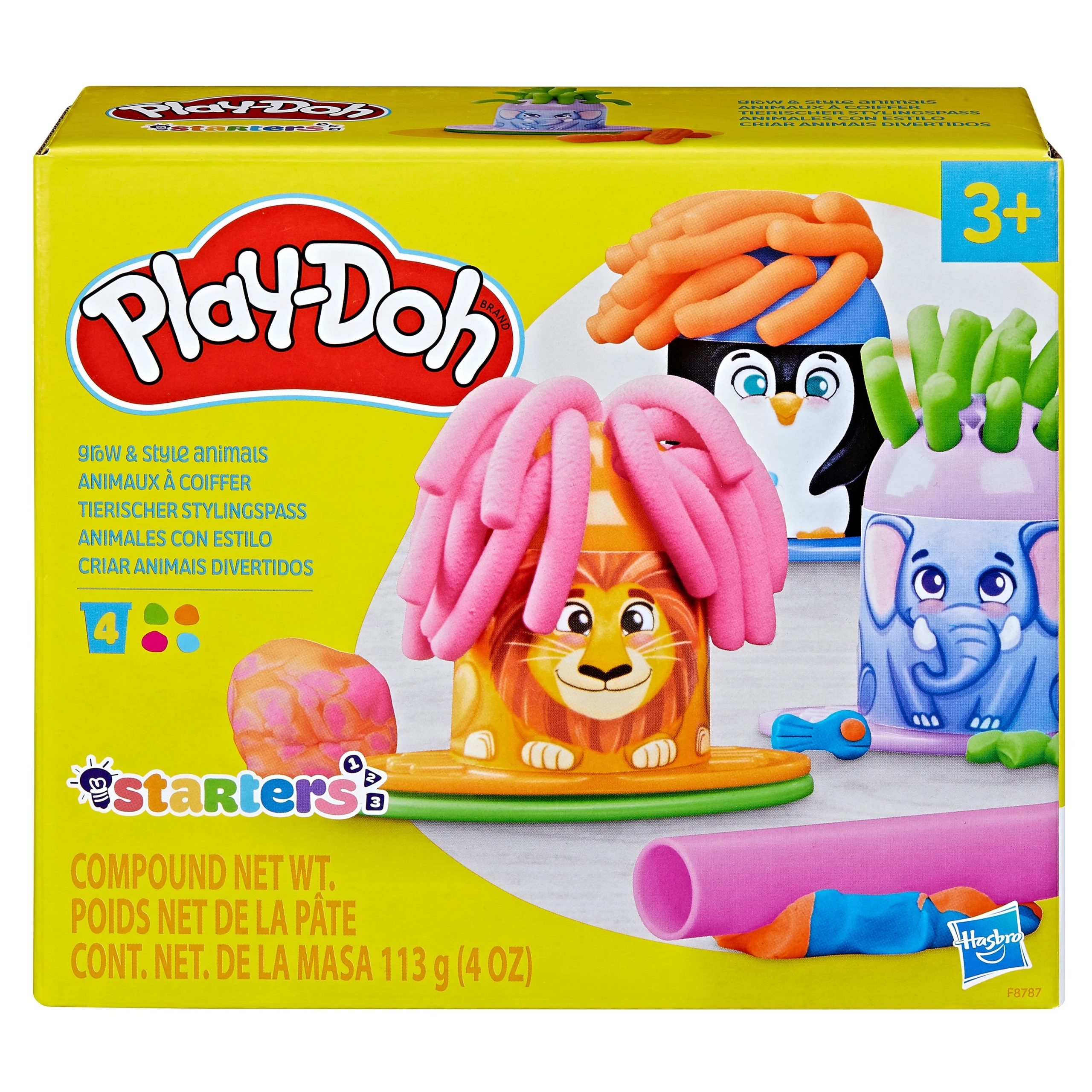 PLAY-DOH Rotaļu komplekts Grow N Style dzīvniekus