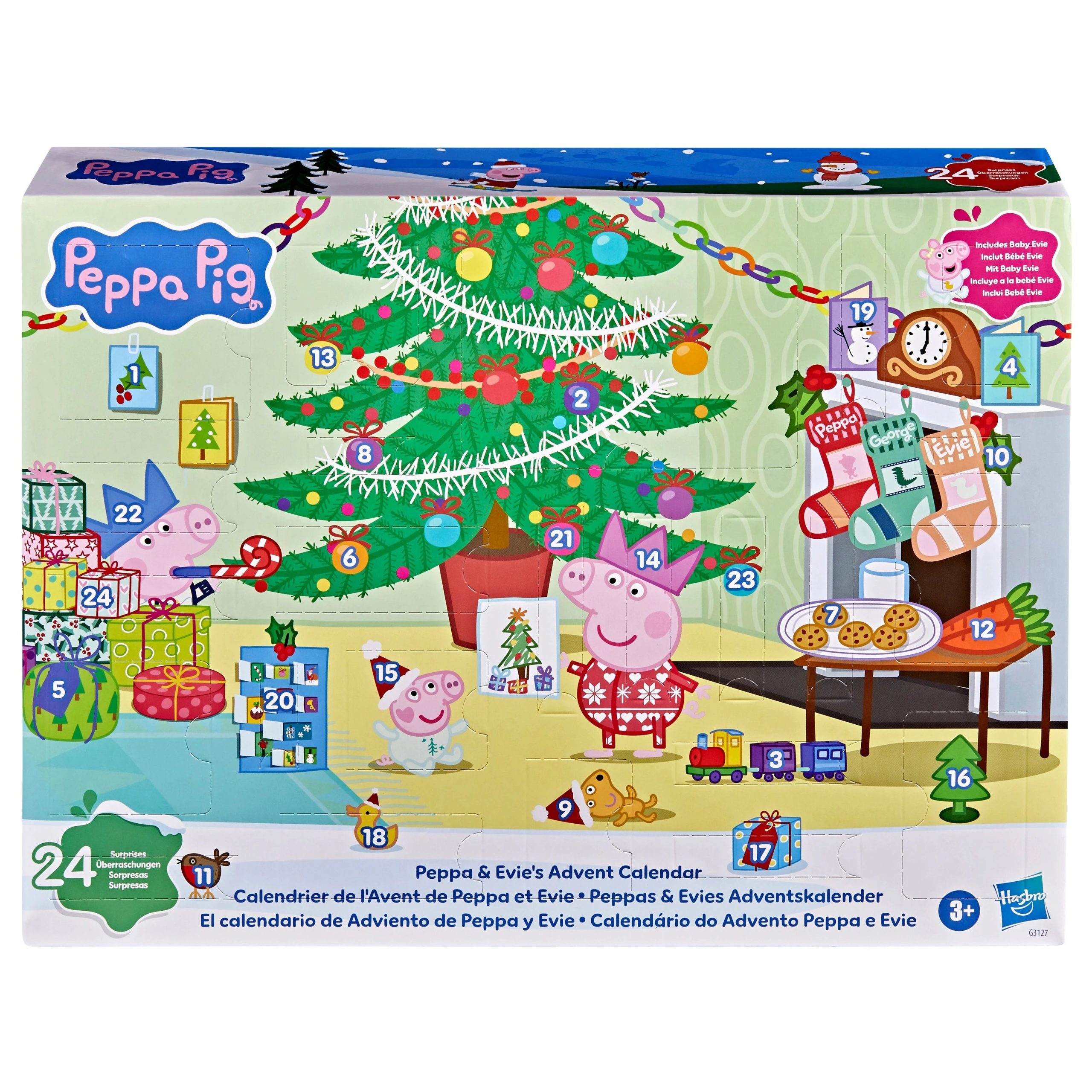 PEPPA PIG Lielās ģimenes adventes kalendārs