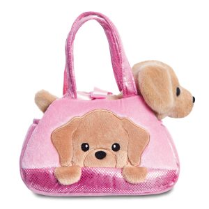 AURORA Fancy Pals plīša rotaļlieta labradors somiņā, 20 cm