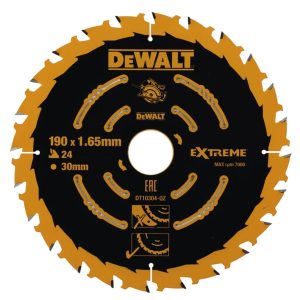 Zāģripa Dewalt, 190 mm x 30 mm