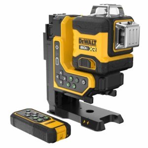 DeWALT Lāzera līmeņrādis zaļš ar tālvadības pulti 3X360 18V b/a