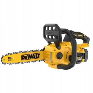 Akumulatora ķēdes zāģis Dewalt. ar akumulatoru un lādētāju