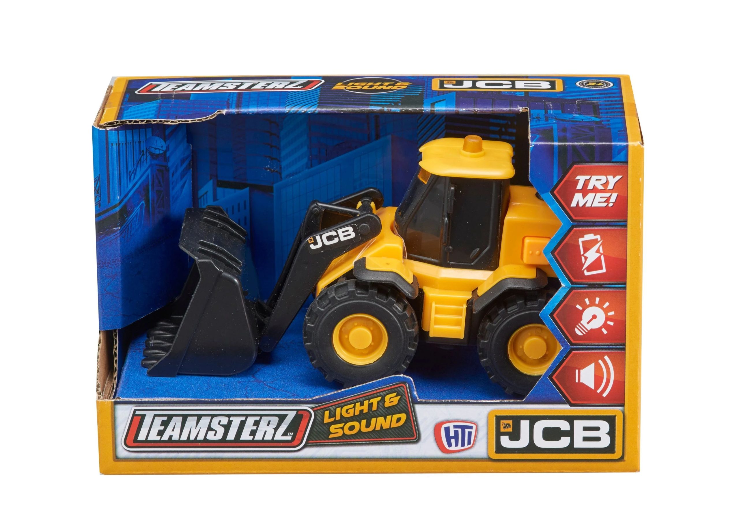 JBC Mazs Riteņu iekrāvējs ar gaismu un skaņu, 15cm