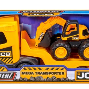 JCB Kravas automašīnas komplekts ar ekskavatoru, 36 cm