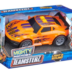 TEAMSTERZ Mighty Machines ielas auto ar gaismu un skaņu, 12,5 cm