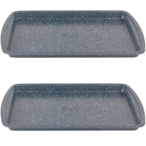 Russell Hobbs RH03858 Nightfall Stone Baking Tray 2 Pack