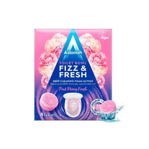 Tualetes tīrīšanas līdzeklis Astonish FIZZ&FRESH. 8 gab.