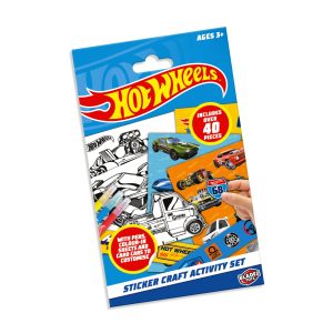 HOT WHEELS Uzlīmju aktivitāšu komplekts