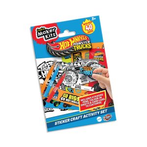 HOT WHEELS MOSTER TRUCKS Uzlīmju aktivitāšu komplekts
